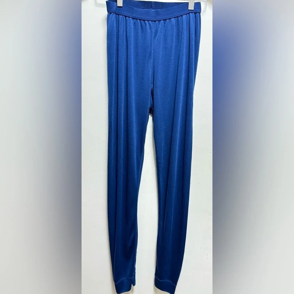 PATAGONIA Capilene Men's Base Layer Bottoms Sz M Blue Polyester Stretch USA
